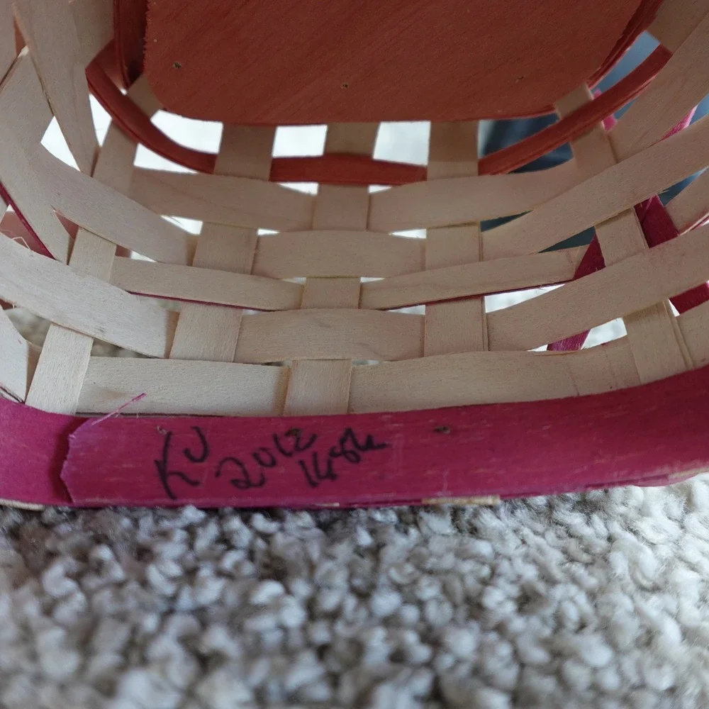Longaberger 2012 Horizon of Hope Basket Pink Ribbon Breast Cancer Awareness